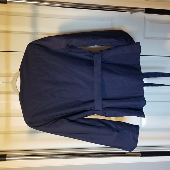 Massimo Dutti Navy blue casual jacket/blazer - Picture 11 of 11